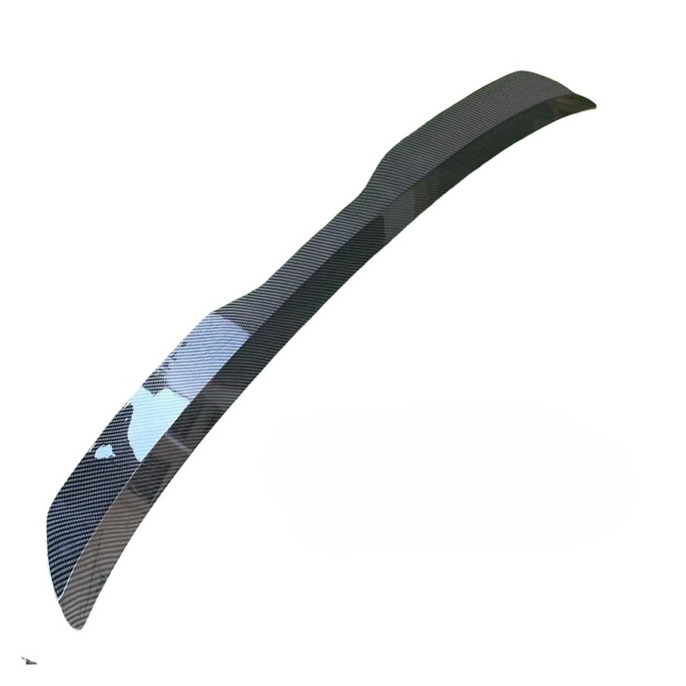 Rear Wing Spoiler Compatible for Fiat Grande Punto Abarth 2007 2008 2009 2010 ABS Plastic Roof Wing Hatchback Spoiler Lip Exterior Parts(Fake Carbon Fiber S)