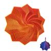 3D Printed Expanded Sensory Fidget Star, Sensory Hexagon Anxiety Relief Spinner for Adults, Office Desk Focus Regulator with Ergonomic Handles, Stress Reduction Gift for Professionals view 1