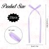 20 PCS Purple Cake Bows for Decorating, Purple Bows for Cake Decorating, Ribbons Cake Bows Topper Decorations for Birthday Wedding Party Wedding Anniversary Party Supplies view 2