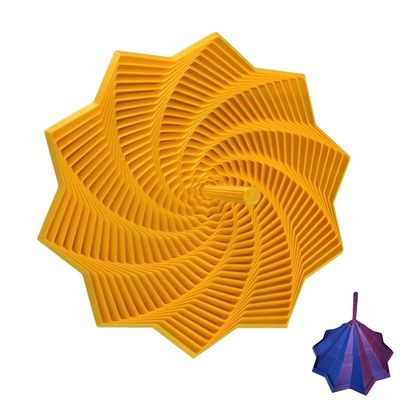 3D Printed Expanded Sensory Fidget Star, Sensory Hexagon Anxiety Relief Spinner for Adults, Office Desk Focus Regulator with Ergonomic Handles, Stress Reduction Gift for Professionals