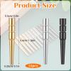 12 Pcs Metal Cribbage Pegs, Fit 1/8 Holes Cribbage Board Pegs for Many Chessboards, 3 Colors Peg Templates for Traditional Board view 2