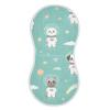 Kigai Cute Astronauts Baby Burp Cloths, Large Soft Absorbent Muslin Burp Cloths Set of 2, Cotton Baby Towels for Newborn Boys and Girls 22x11 Inch view 1