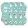 Kigai Cute Astronauts Baby Burp Cloths, Large Soft Absorbent Muslin Burp Cloths Set of 2, Cotton Baby Towels for Newborn Boys and Girls 22x11 Inch view 3