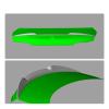 Carbon Fiber/FRP Car Rear Spoiler Wing Trunk Lip Compatible for Alfa Romeo Giulia Sedan 2015-2021 Boot(FRP Gloss Black) view 4