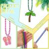 Tondiamo 36 Pcs Hawaiian Beaded Necklaces Bulk Summer Beach Pool Party Favors Tropical Pendant Necklaces Jewelry for Hawaiian Luau Party Favors Beach Themed Decor for Carnival Luau Supply(Summer) view 4