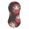 Kigai Japanese Daruma Print Baby Burp Cloths, Large Soft Absorbent Muslin Burp Cloths Set of 1, Cotton Baby Towels for Newborn Boys and Girls 22x11 Inch view 1