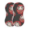Kigai Japanese Daruma Print Baby Burp Cloths, Large Soft Absorbent Muslin Burp Cloths Set of 1, Cotton Baby Towels for Newborn Boys and Girls 22x11 Inch view 2
