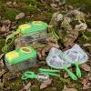 Halloscume 10 Sets Bug Catcher for Kids Students Insect Catching Kit Collector Bug Box with House, Butterfly Net, Tweezer, Cage Habitats Container Collection Explorer Gift (Green) view 4