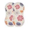 Kigai Simpel Flowers Baby Burp Cloths, Large Soft Absorbent Muslin Burp Cloths Set of 1, Cotton Baby Towels for Newborn Boys and Girls 22x11 Inch view 2