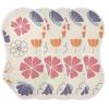 Kigai Simpel Flowers Baby Burp Cloths, Large Soft Absorbent Muslin Burp Cloths Set of 1, Cotton Baby Towels for Newborn Boys and Girls 22x11 Inch view 3