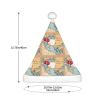 aabkjgfr Distribution Map Of Turkey Print Adult Santa Hat,Soft And Comfortable Santa Hat,Suitable For New Year'S Holiday Parties,Indoors And Outdoors. view 3