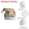 aabkjgfr Distribution Map Of Turkey Print Adult Santa Hat,Soft And Comfortable Santa Hat,Suitable For New Year'S Holiday Parties,Indoors And Outdoors. view 4