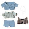niannyyhouse Plush Doll Clothes Suit, 10-20cm Stuffed Animal Dress Up Accessories, Multicolor (Blue, 20cm) view 1