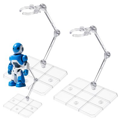 Abeillo 2Pcs Action Figure Stand Assembly Action Figure Display Holder Base Universal Humanoid Model Support Display Stand