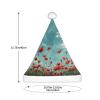 aabkjgfr Poppies On Blue Sky Print Adult Santa Hat,Soft And Comfortable Santa Hat,Suitable For New Year'S Holiday Parties,Indoors And Outdoors. view 3