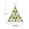 aabkjgfr Pakistan Flag Map03 Print Adult Santa Hat,Soft And Comfortable Santa Hat,Suitable For New Year'S Holiday Parties,Indoors And Outdoors. view 3
