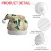 aabkjgfr Pakistan Flag Map03 Print Adult Santa Hat,Soft And Comfortable Santa Hat,Suitable For New Year'S Holiday Parties,Indoors And Outdoors. view 4