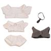 niannyyhouse Plush Doll Clothes Suit, 10-20cm Stuffed Animal Dress Up Accessories, Multicolor (White, 10cm-15cm) view 1