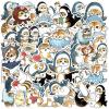 50/100PCS Cute Shark Hooded Fun Cat Stickers Decals Decoration Suitcase Scrapbooking Laptop Phone Stationery Toy Gift(100PCS) view 1