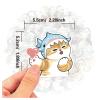 50/100PCS Cute Shark Hooded Fun Cat Stickers Decals Decoration Suitcase Scrapbooking Laptop Phone Stationery Toy Gift(100PCS) view 2
