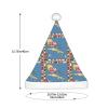 aabkjgfr Turks And Caicos Islands 04 Print Adult Santa Hat,Soft And Comfortable Santa Hat,Suitable For New Year'S Holiday Parties,Indoors And Outdoors. view 3