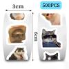 1000pcs Funny Cats Cartoon Graffiti Stickers DIY Guitar Notebook Suitcase Water Resistant Sticker Children Toy view 2