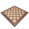 20 Inch Walnut & Maple Chessboard, Handcrafted in Greece view 1