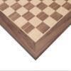 20 Inch Walnut & Maple Chessboard, Handcrafted in Greece view 3