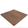 20 Inch Walnut & Maple Chessboard, Handcrafted in Greece view 4