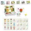 CGDUYWJ Magnetic Puzzle Learning Building Block Toys, Magnetic Face Puzzles for Toddlers, Double Side Preschool Educational Learning Toy, Enhances Creativity and Learning view 1