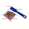 qynyxbh 100-Piece Transparent Plastic Bingo Chips Set with Magnetic Wands, 19mm Mixed Color Game Tokens for Teaching and Gaming view 2