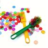 qynyxbh 100-Piece Transparent Plastic Bingo Chips Set with Magnetic Wands, 19mm Mixed Color Game Tokens for Teaching and Gaming view 3