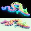 59 3D Printed Dragon Large 3D Dragon--Bigger Fidget Toy Gift for Kids, Boys, Girls & Adults,Cool Giant Crystal 3-D Printed Animals Desk Decoreaster basket essentials59in Luminous Rainbow view 1