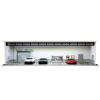 1/64 Scale Display Case Car Garage Moldel, Acrylic Cover Diecast Car Show Case with LED Light 6 Parking Spaces, Hot diecast Wheel Parking Scene (Vehicles Not Included) Wheels view 1