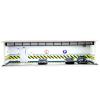 1/64 Scale Display Case Car Garage Moldel, Acrylic Cover Diecast Car Show Case with LED Light 6 Parking Spaces, Hot diecast Wheel Parking Scene (Vehicles Not Included) Underground Parking Lot view 1