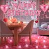 Charnoel Pink Happy Birthday Balloons Decorations for Women Men Party Decor view 2