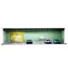 1/64 Scale Display Case Car Garage Moldel, Acrylic Cover Diecast Car Show Case with LED Light 6 Parking Spaces, Hot diecast Wheel Parking Scene (Vehicles Not Included) Car Repair Basement view 1