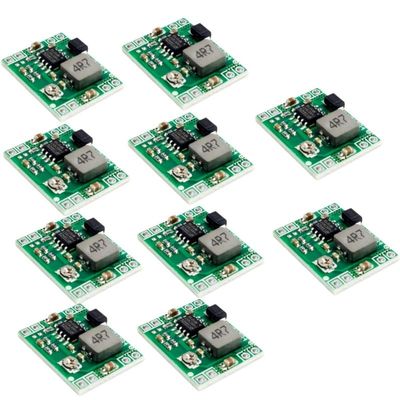 Miniature Size DC-DC Buck Power Module MP1584EN 3A Adjustable Buck Converter, Suitable for Arduino, Replacement for LM2596 distintivo(10pcs MP1584EN 3A)