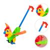JOINPAYA Rooster Walker Detachable Cartoon Animal Push Rod Pushing Vehicle Durable Plastic Educational Activity for Early Learning and Observation Skills Development Random Color view 3