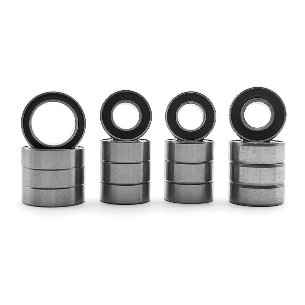 AMZRC for Tamiya TT-02 TT02 TT-02D All Versions (Except TT-02B) Complete Ball Bearings Kit (16Pcs) Rc Car Parts