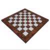 20.5 Inch Dark Walnut Burl Luxury Italian Chessboard view 1