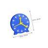 Toddmomy 3pcs Clock Display Educational Aids for Primary Classroom Learning and Shapes Teaching Clocks (Removable, Dark Blue) 3 pcs view 2