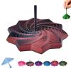 3D Printed Expanded Sensory Fidget Star,Expandable 4.33Inch Fractal Fidget Toys Octagonal with Detachable Handle,Honeycomb Whirling Spiral Design for ADHD & Stress Relief(#c,Large) view 1