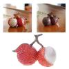YWLUUOO Resin Kungfu Tea Set Table Ceremony Play Ornaments Color-Changing Litchi Pet Figurines Resin Litchi Tea Pet view 2