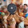 12 Inch Prize Wheel with Stand - Portable Spinning Wheel for Parties, Classroom Games, Carnival Prizes, Spin The Game with Dry Erase Marker & Eraser view 2