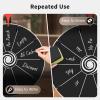 12 Inch Prize Wheel with Stand - Portable Spinning Wheel for Parties, Classroom Games, Carnival Prizes, Spin The Game with Dry Erase Marker & Eraser view 3