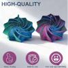 3D Printed Expanded Sensory Fidget Star,Expandable 4.33Inch Fractal Fidget Toys Octagonal with Detachable Handle,Honeycomb Whirling Spiral Design for ADHD & Stress Relief(#i,Large) view 3