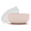 Lalo Suction Bowls - 100% Silicone, Non-Toxic, BPA-Free Baby Bowls with Suction Base To Prevent Accidental Spills and Tip-Overs - Kids Dinnerware, Baby Led Weaning Supplies - Grapefruit view 1