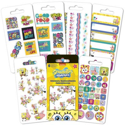 Nickelodeon Spongebob Mini Sticker Slim Flip Pad - 6 Page