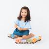 Pearhead Wooden Train Montessori Play Set, 10-Piece Magnetic Train Toy, Fine Motor and STEM Learning, Boys and Girls Toddlers Ages 2+ view 3